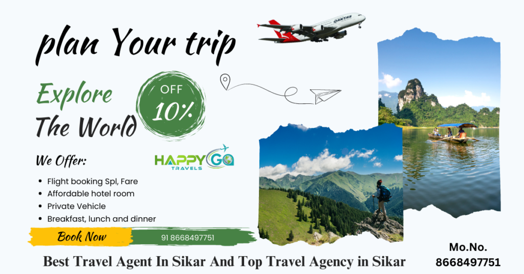 Best Travel Agent In Sikar And Top Travel Agency in Sikar.2023