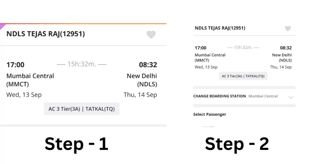 How To Book Tatkal Ticket In Train