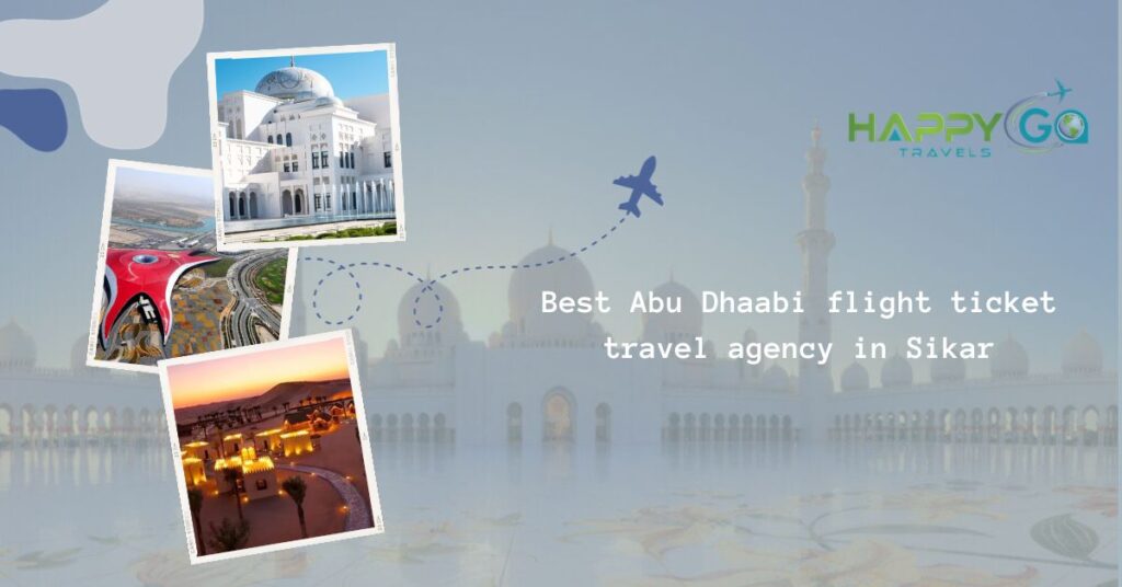 Abu Dhabi flight ticket travel agency