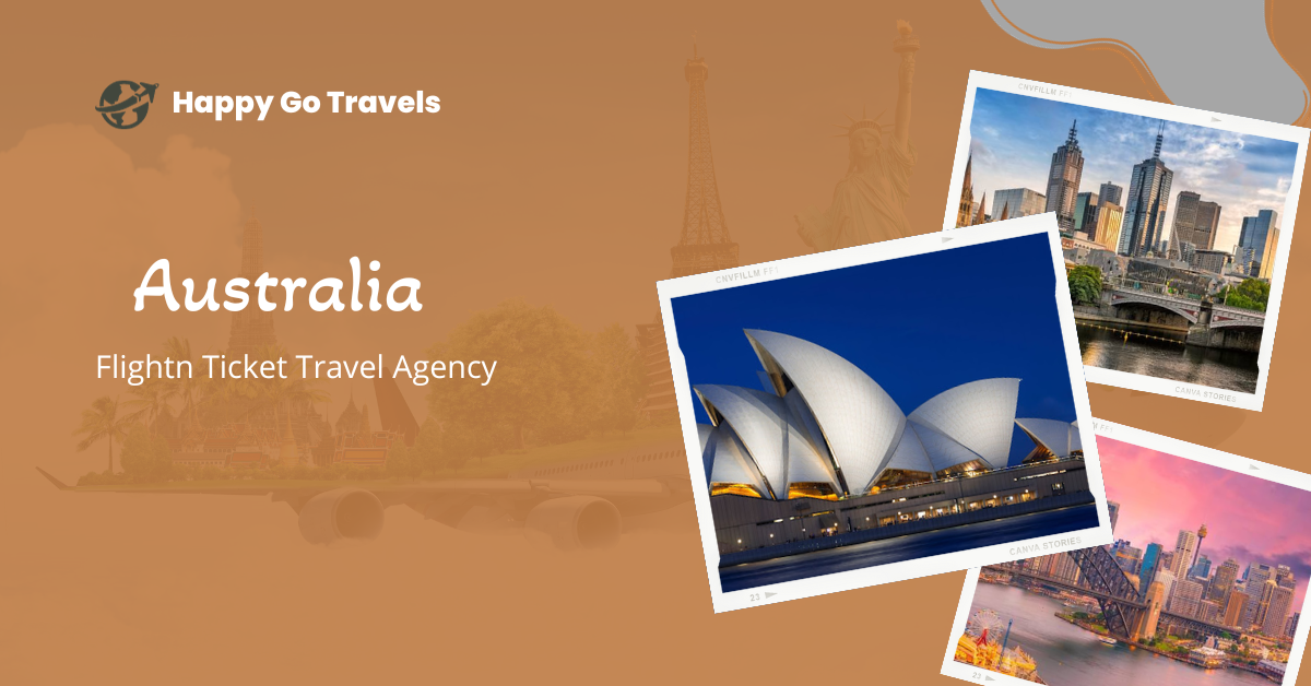 Australia flight ticket travel agency