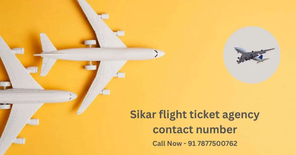 Sikar flight ticket agency contact number